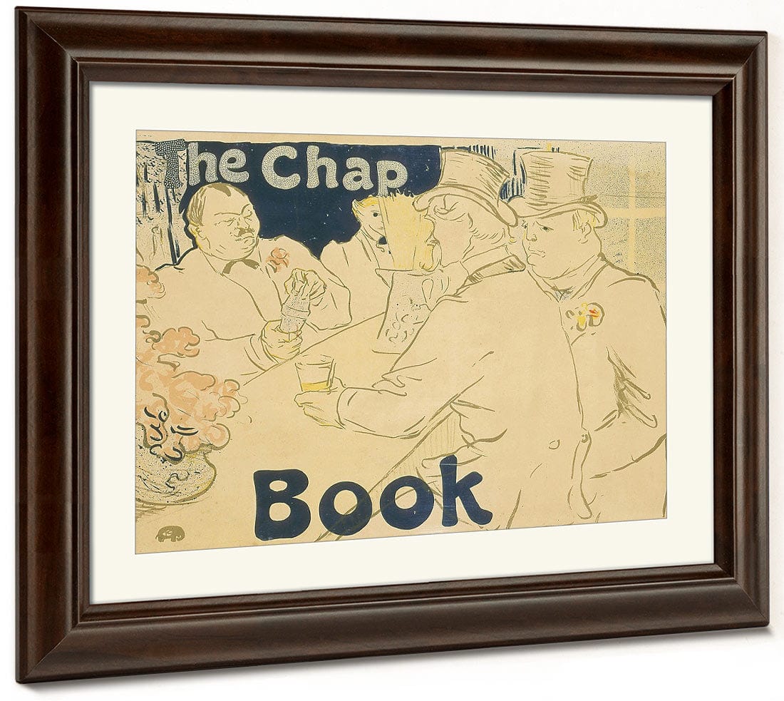 The Irish American Bar, Rue Royale, The Chap Book By Henri Marie Raymond De Toulouse Lautrec Monfa Fine Art Print 2