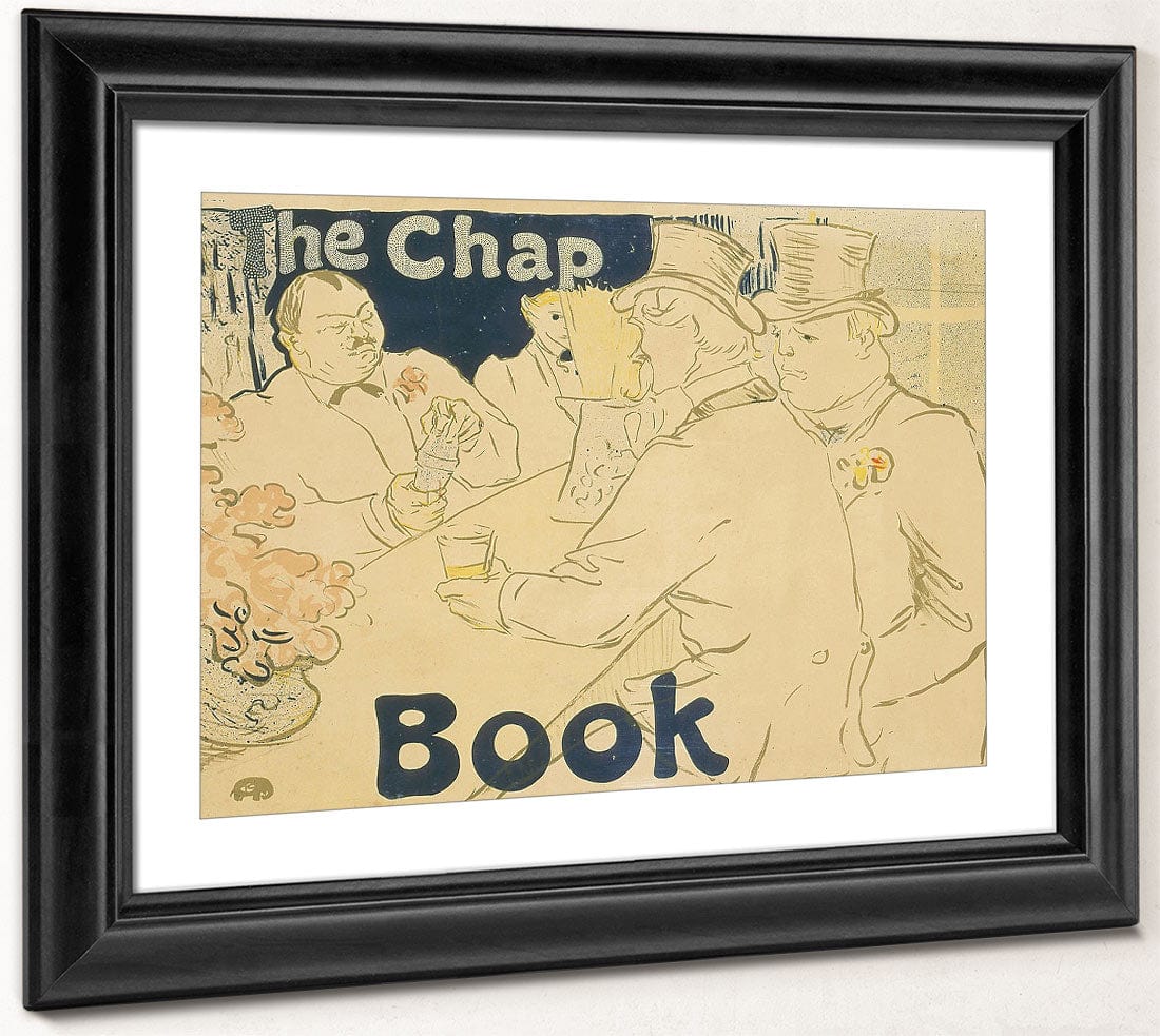 The Irish American Bar, Rue Royale, The Chap Book By Henri Marie Raymond De Toulouse Lautrec Monfa Fine Art Print 2