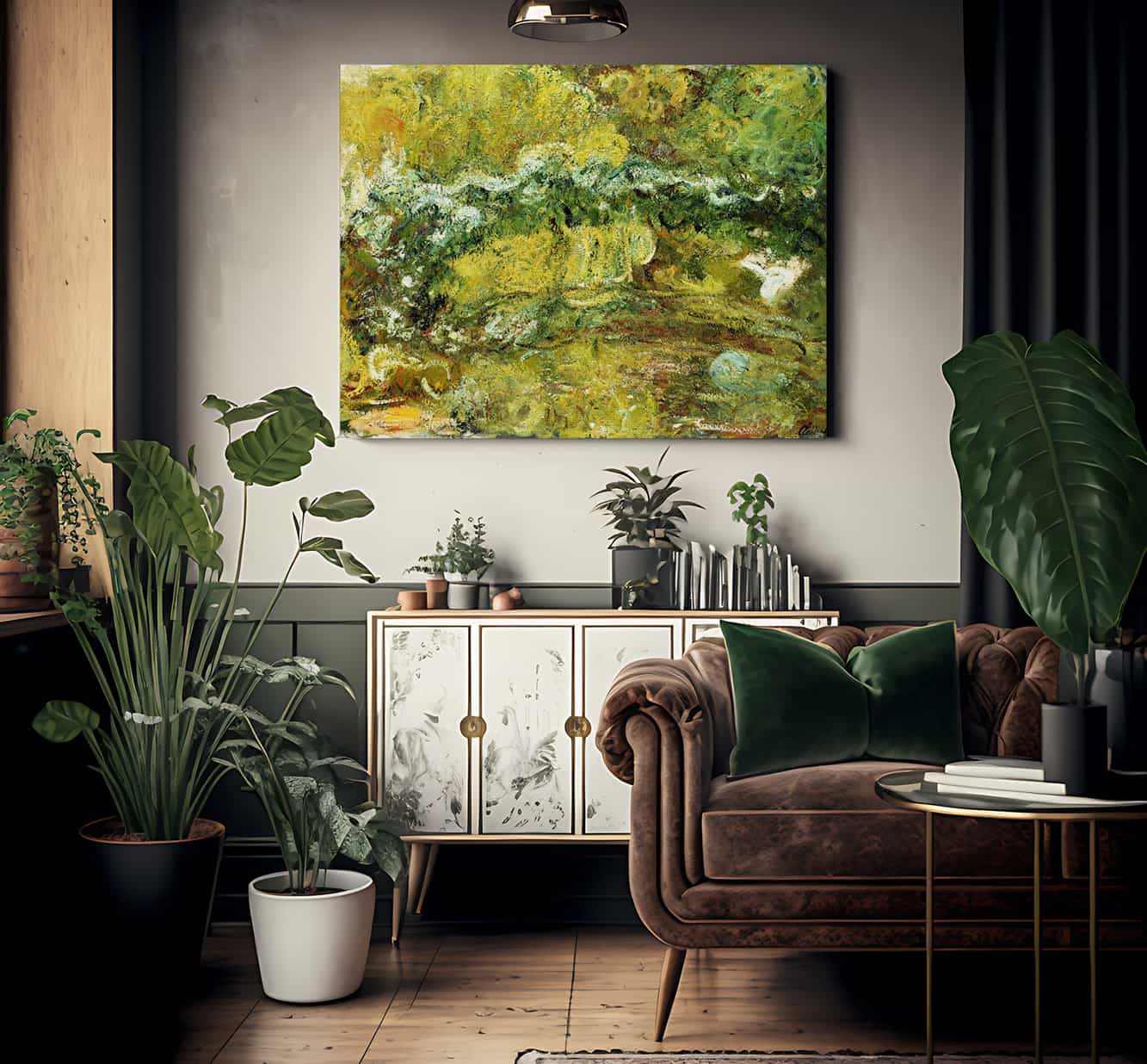 The Japanese Bridge By Claude Monet Fine Art Print 2