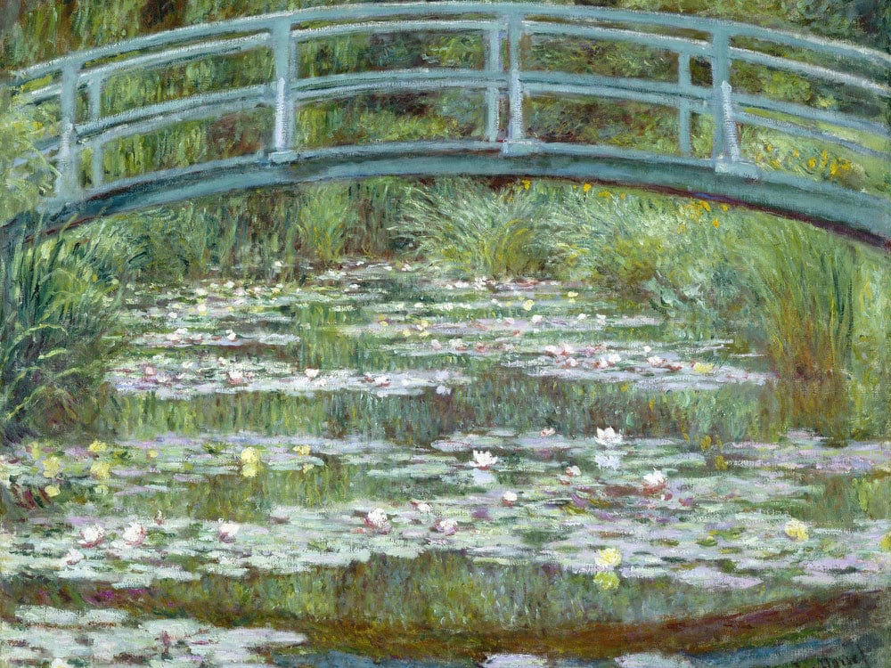The Japanese Footbridge By Claude Monet Fine Art Print 2