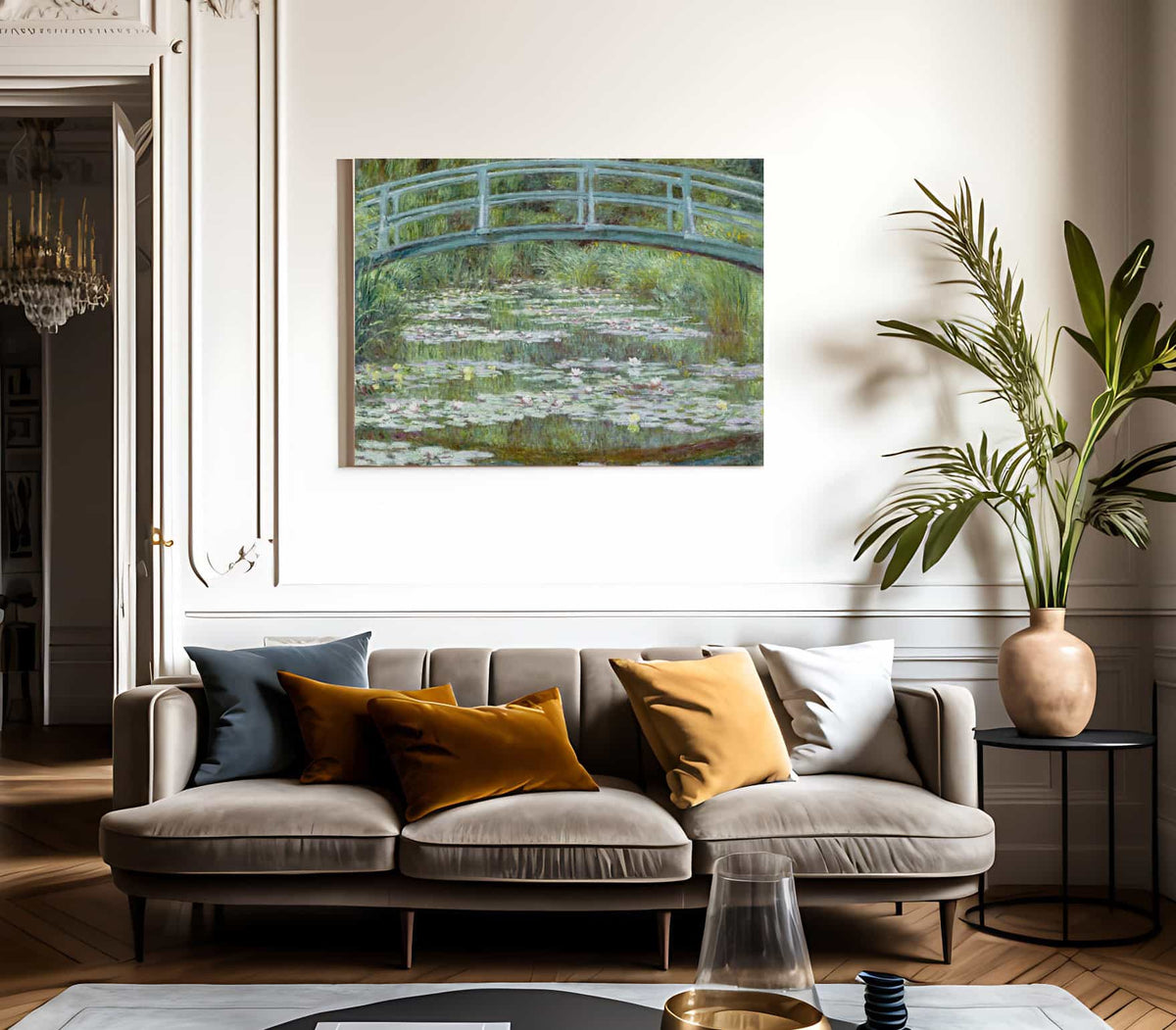 The Japanese Footbridge By Claude Monet Fine Art Print 2