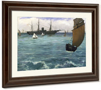 The 'Kearsarge' At Boulogne By Edouard Manet Fine Art Print 2