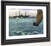 The 'Kearsarge' At Boulogne By Edouard Manet Fine Art Print 2