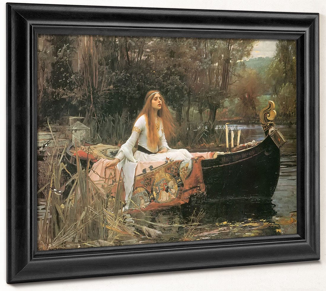 The Lady Of Shalott  By John Waterhouse Fine Art Print 2