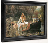 The Lady Of Shalott  By John Waterhouse Fine Art Print 2
