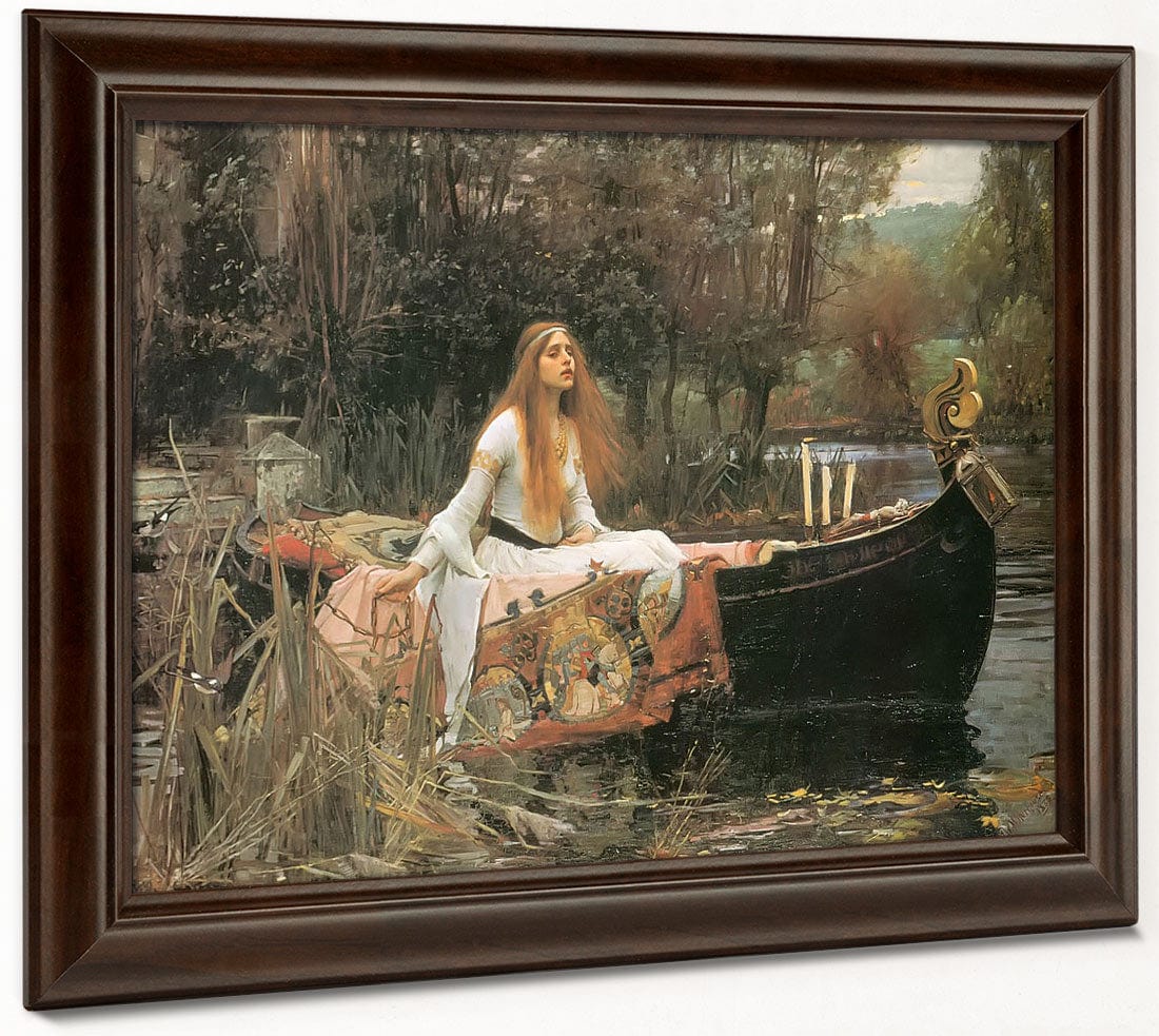 The Lady Of Shalott  By John Waterhouse Fine Art Print 2