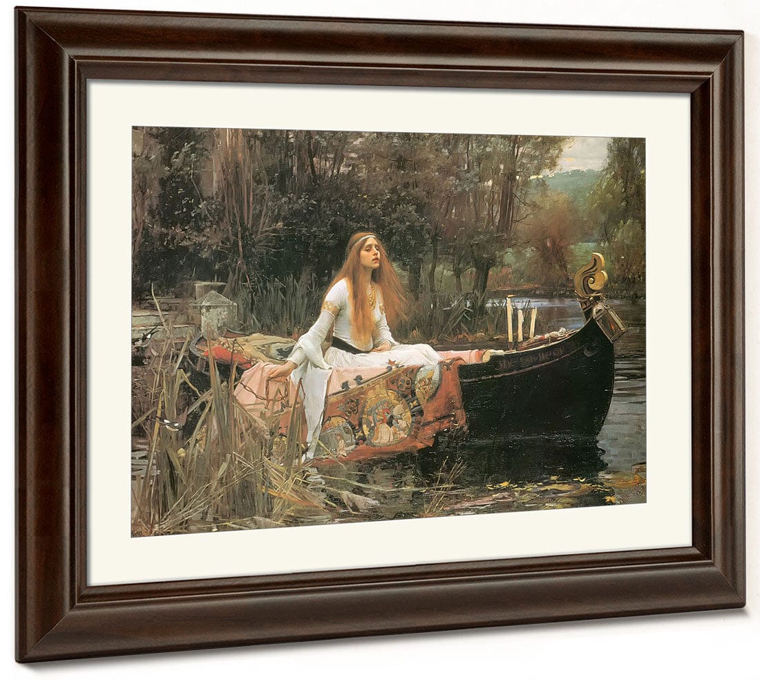 The Lady Of Shalott  By John Waterhouse Fine Art Print 2