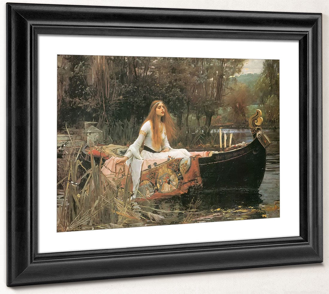 The Lady Of Shalott  By John Waterhouse Fine Art Print 2