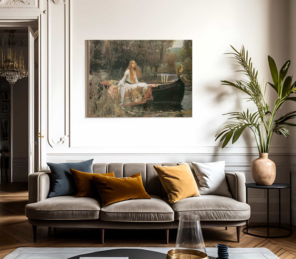 The Lady Of Shalott  By John Waterhouse Fine Art Print 2