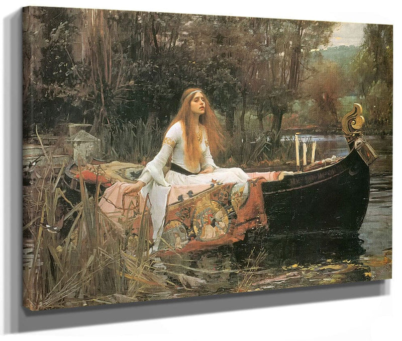 The Lady Of Shalott  By John Waterhouse Fine Art Print 2