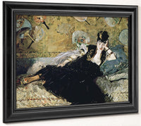 The Lady With Fans, Portrait Of Nina De Callias (1844 84) By Edouard Manet Fine Art Print 2
