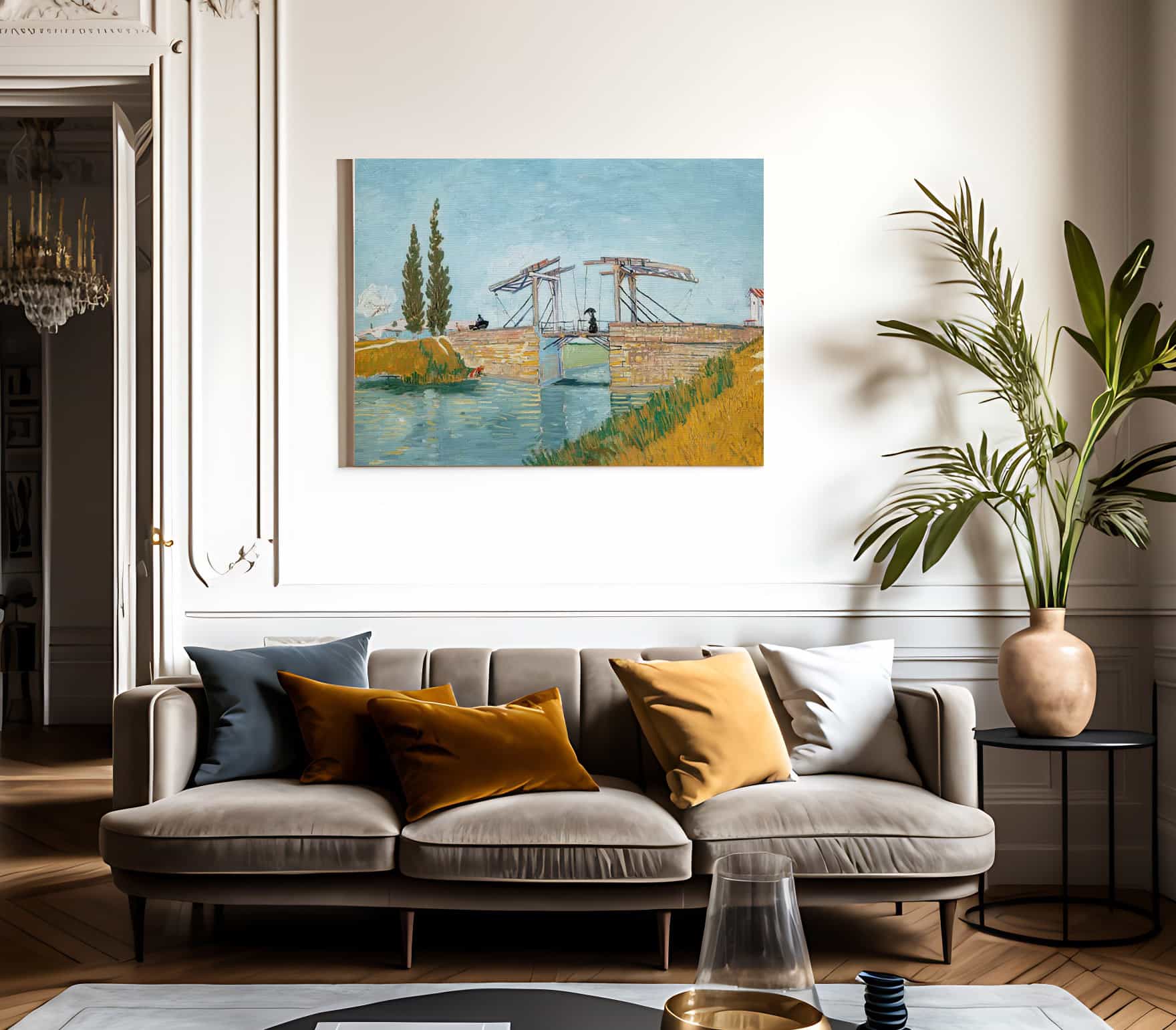 The Langlois Bridge At Arles By Vincent Van Gogh Fine Art Print 2