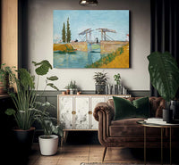 The Langlois Bridge At Arles By Vincent Van Gogh Fine Art Print 2