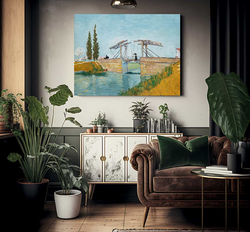 The Langlois Bridge At Arles By Vincent Van Gogh Fine Art Print 2