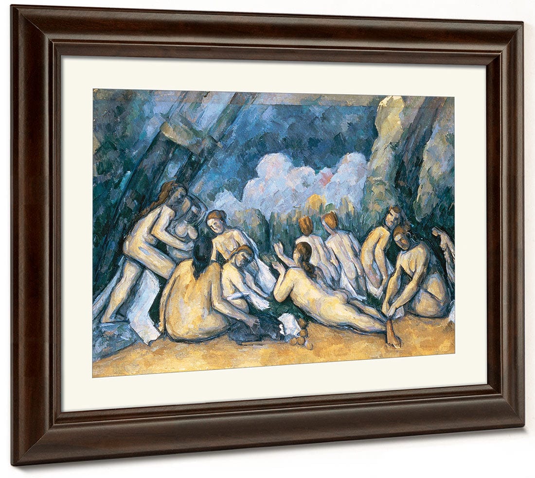 The Large Bathers By Paul Cezanne Fine Art Print 2