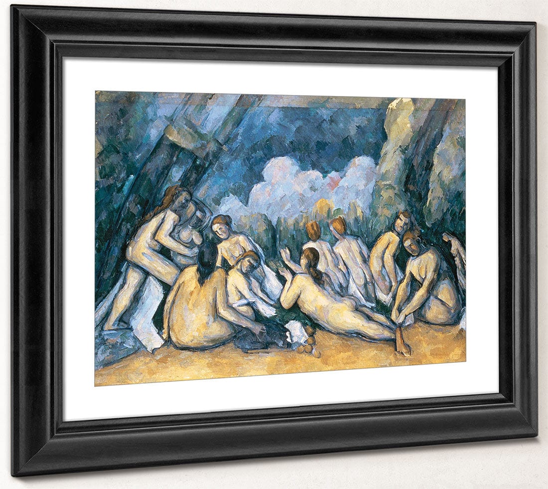 The Large Bathers By Paul Cezanne Fine Art Print 2