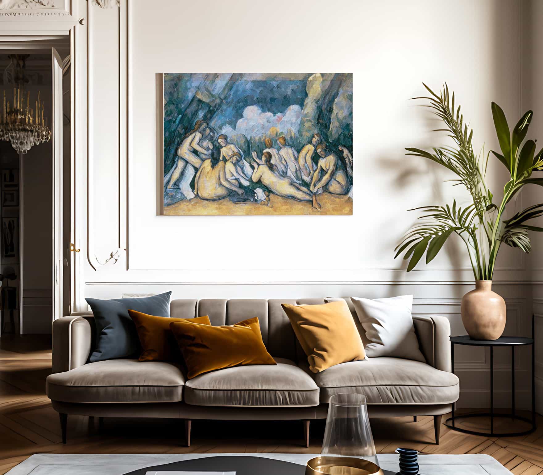 The Large Bathers By Paul Cezanne Fine Art Print 2