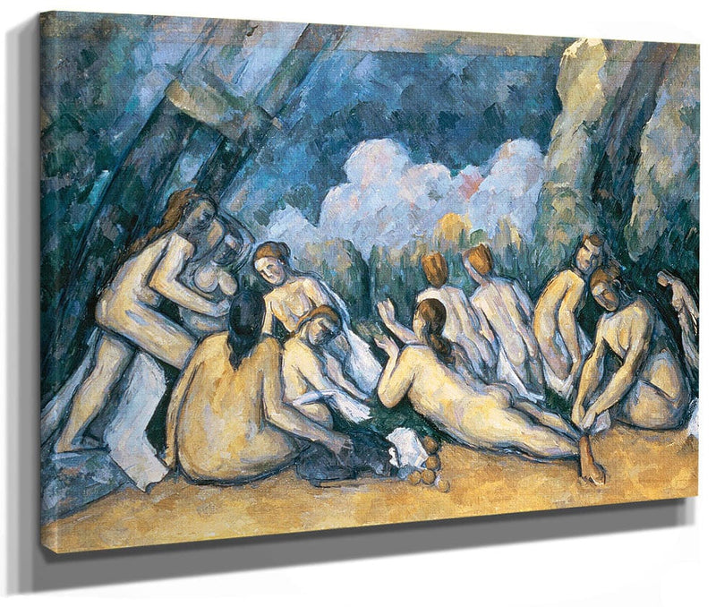 The Large Bathers By Paul Cezanne Fine Art Print 2