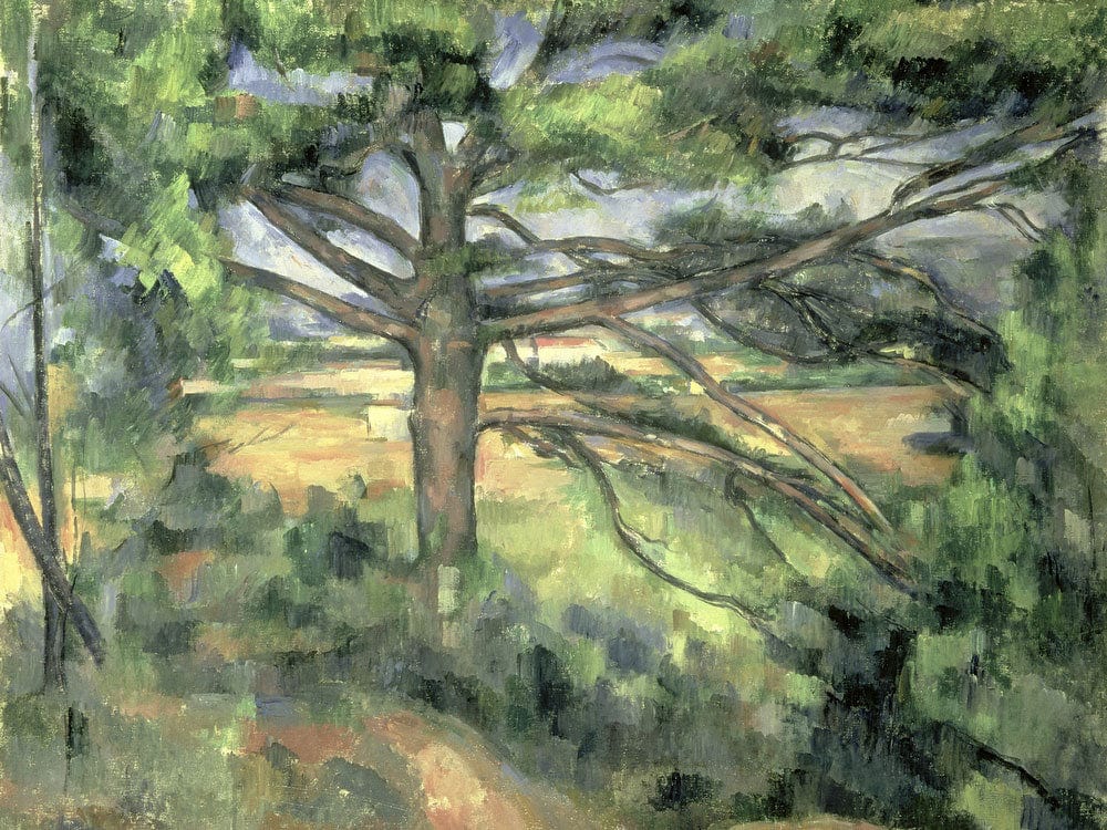 The Large Pine By Paul Cezanne Fine Art Print 2