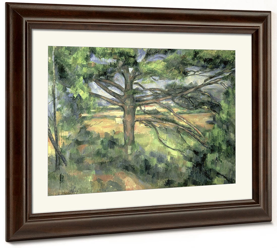 The Large Pine By Paul Cezanne Fine Art Print 2