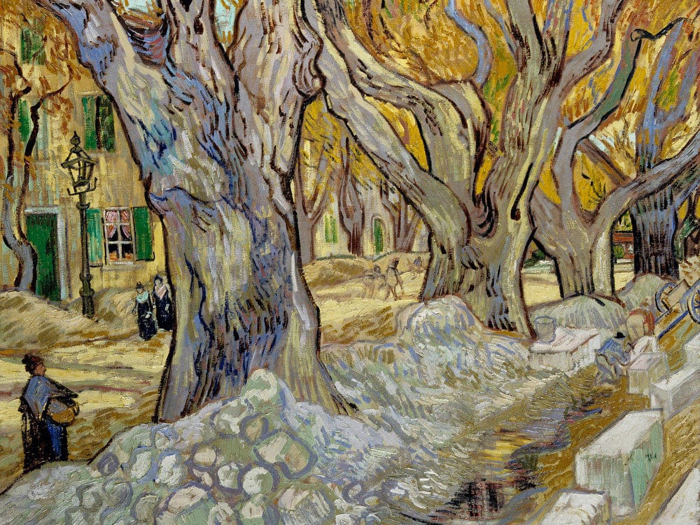 The Large Plane Trees By Vincent Van Gogh Fine Art Print 2