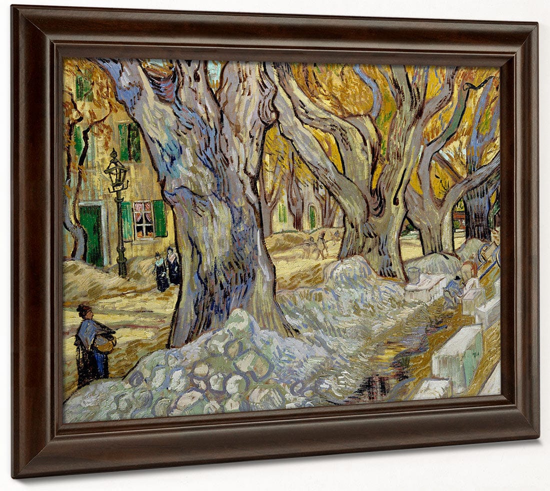 The Large Plane Trees By Vincent Van Gogh Fine Art Print 2