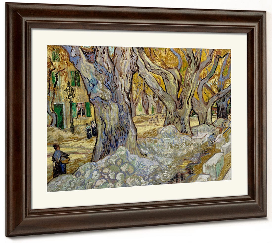 The Large Plane Trees By Vincent Van Gogh Fine Art Print 2