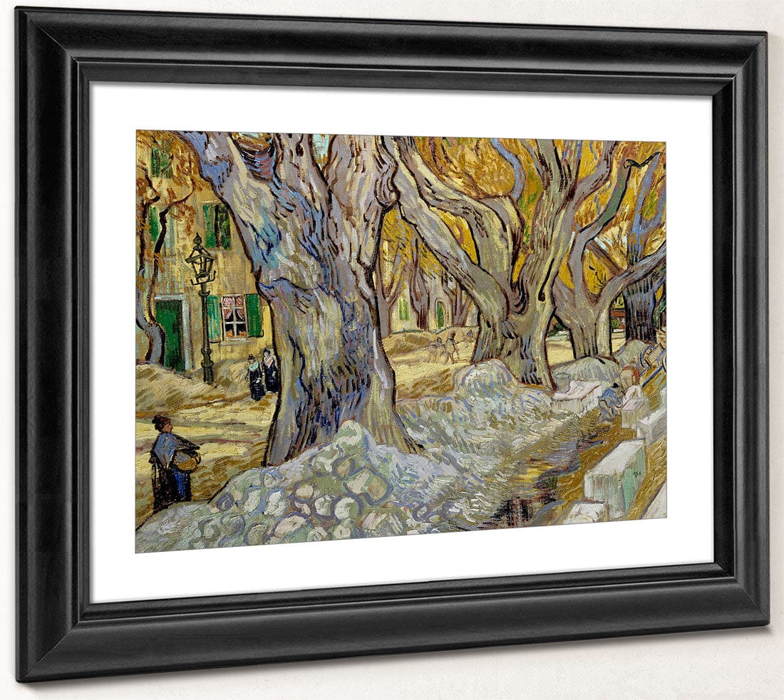 The Large Plane Trees By Vincent Van Gogh Fine Art Print 2