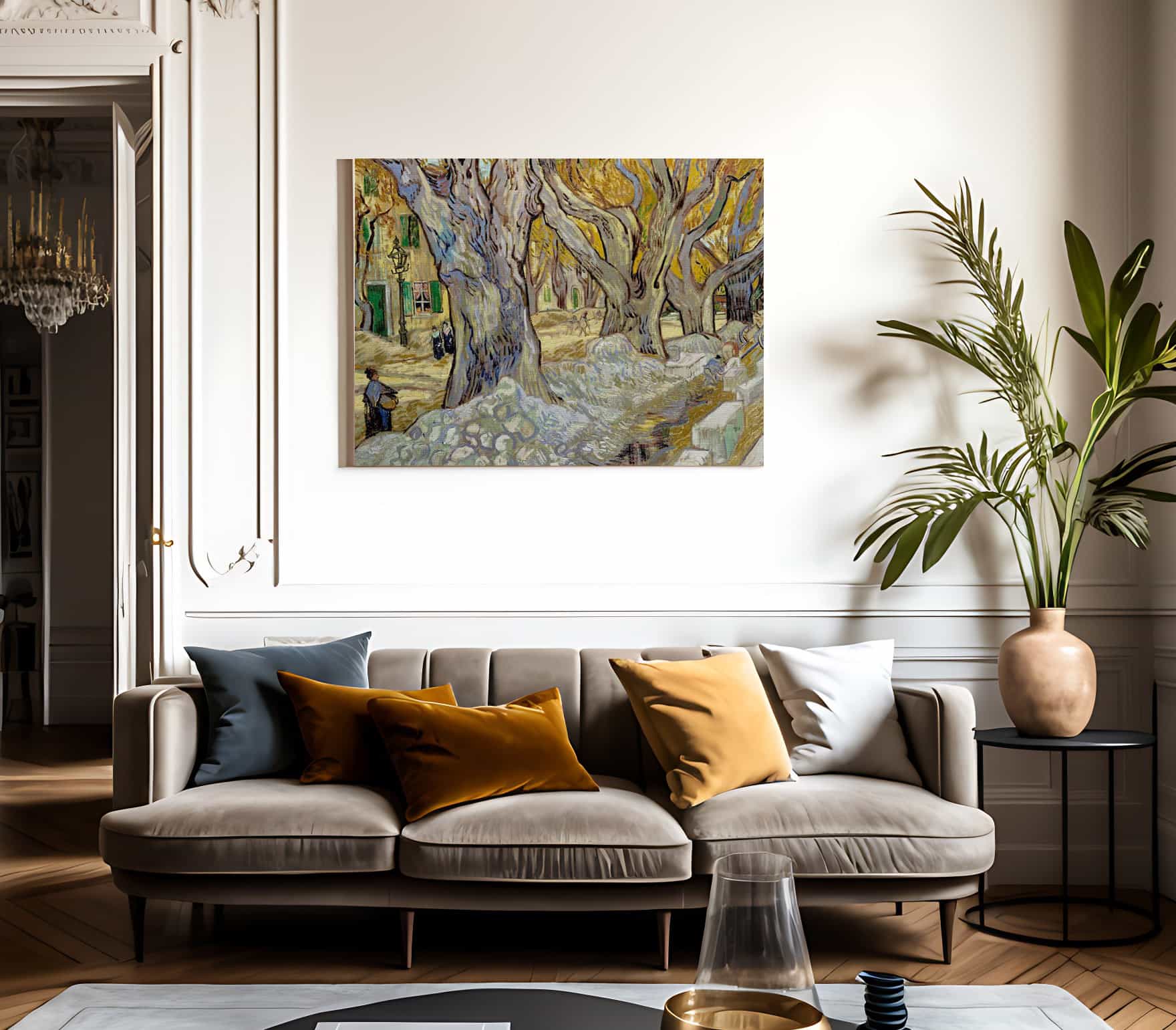 The Large Plane Trees By Vincent Van Gogh Fine Art Print 2