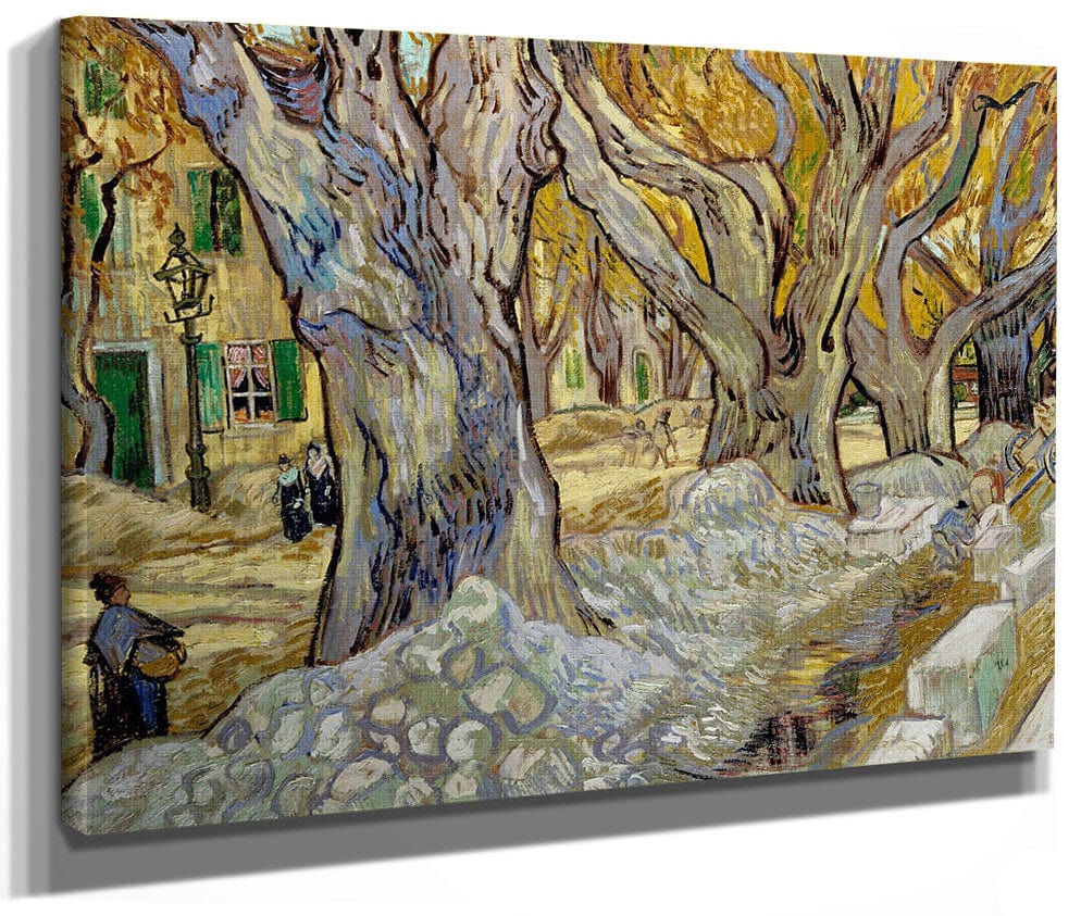 The Large Plane Trees By Vincent Van Gogh Fine Art Print 2