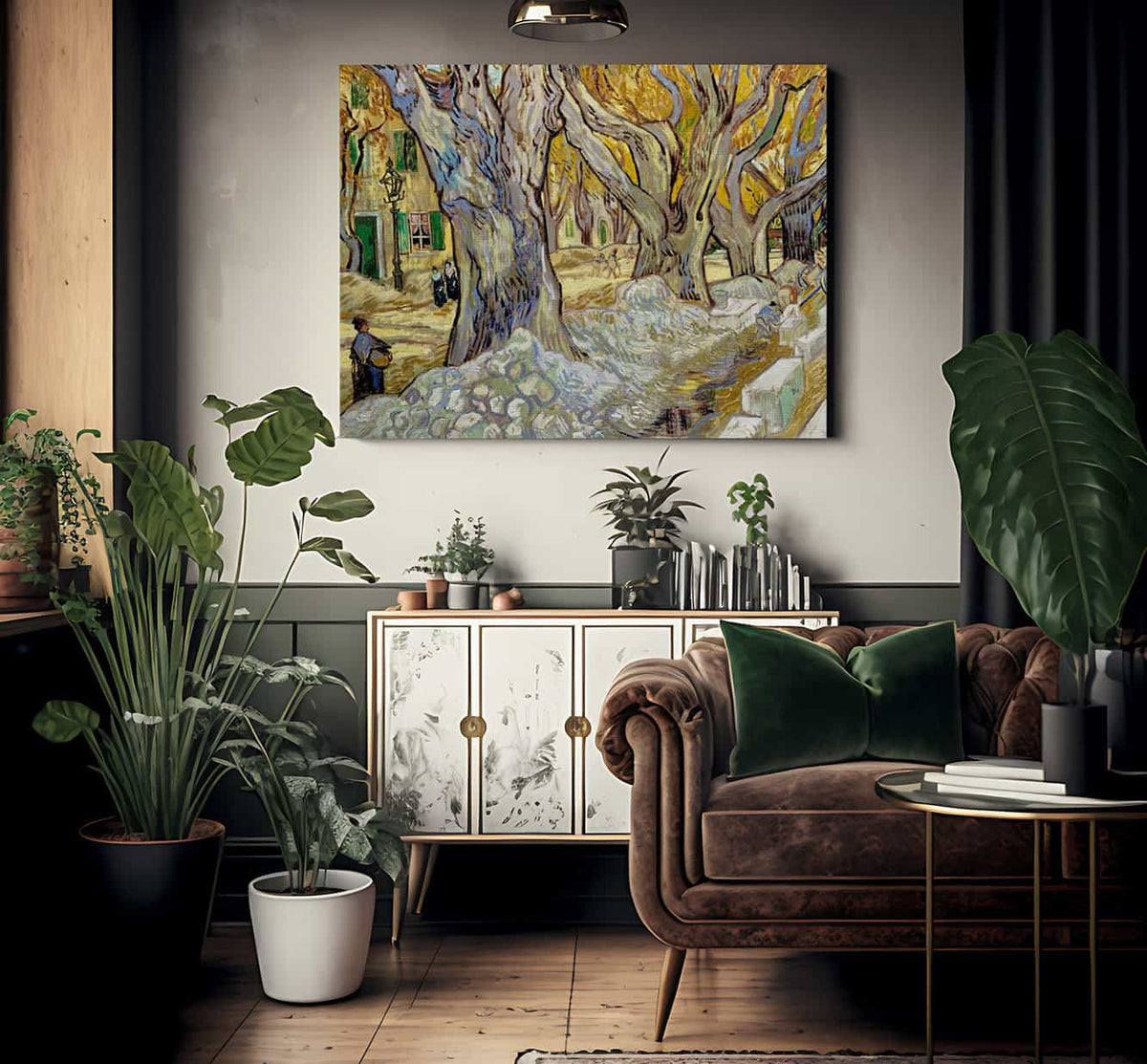 The Large Plane Trees By Vincent Van Gogh Fine Art Print 2