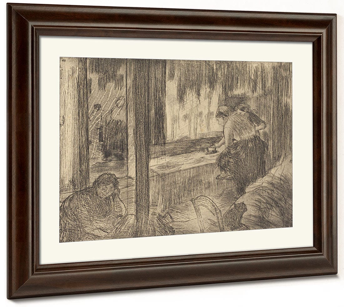 The Laundresses (Les Blanchisseuses (La Repassage)) By Edgar Degas Fine Art Print 2