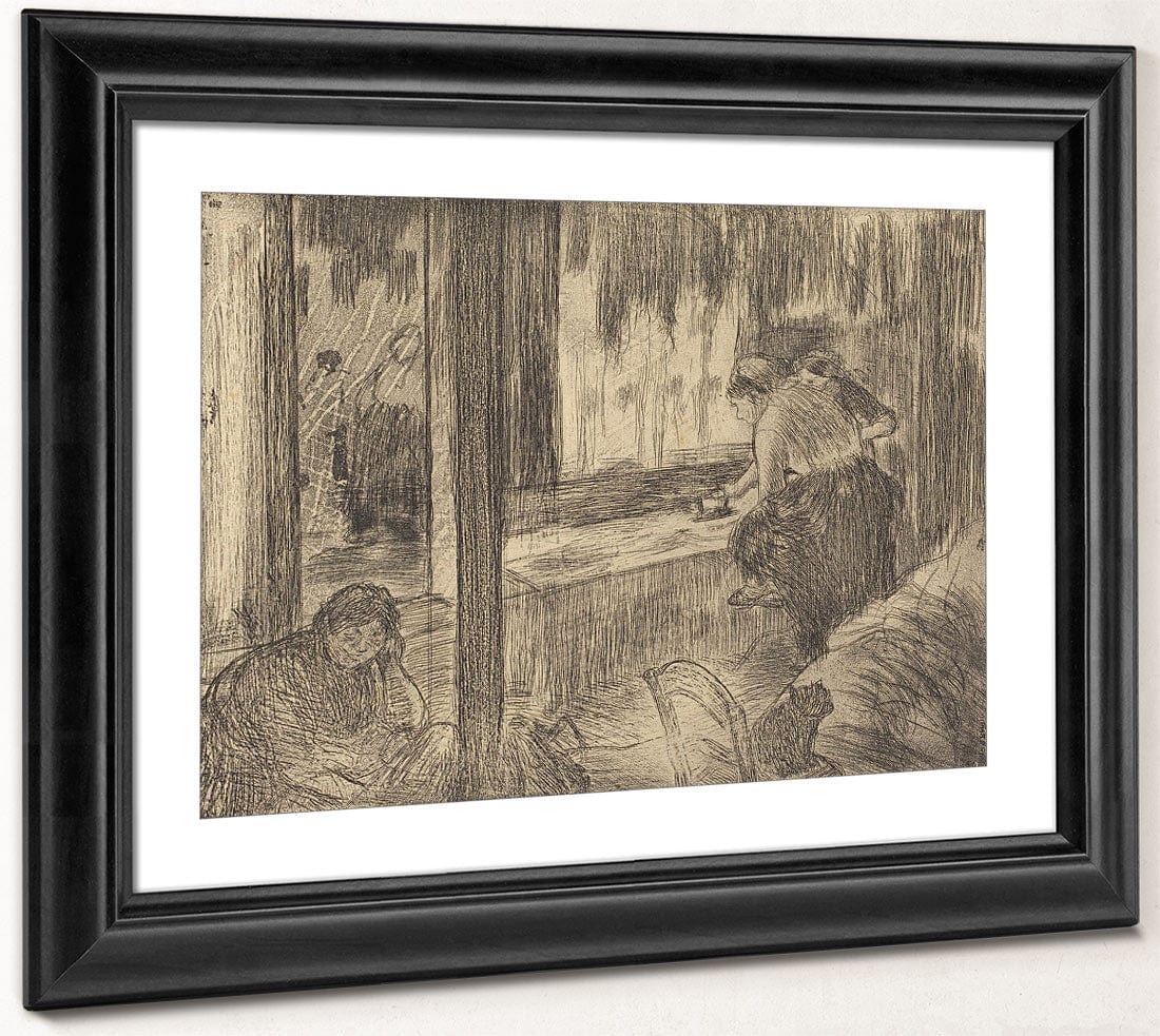The Laundresses (Les Blanchisseuses (La Repassage)) By Edgar Degas Fine Art Print 2