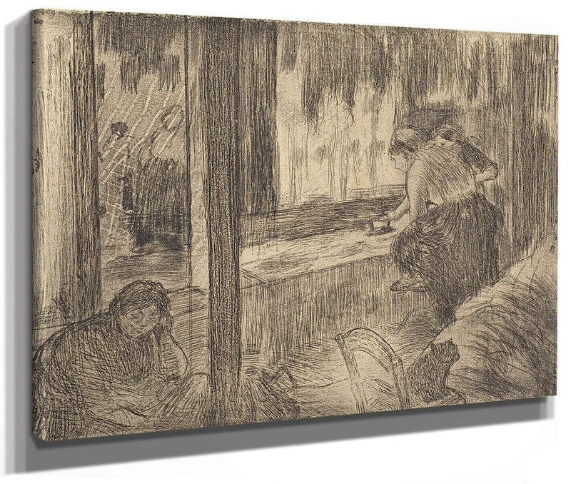 The Laundresses (Les Blanchisseuses (La Repassage)) By Edgar Degas Fine Art Print 2