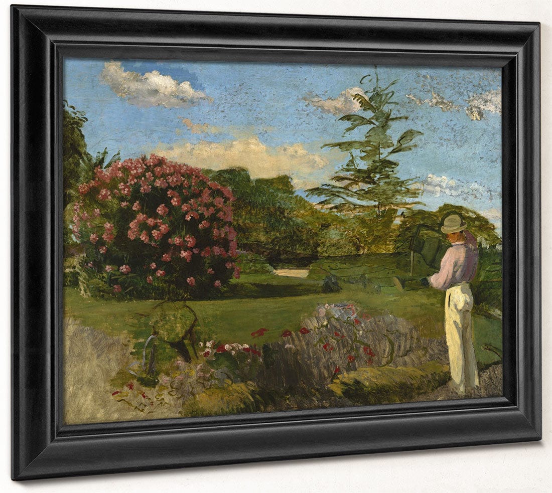 The Little Gardner By Frederic Bazille Fine Art Print 2
