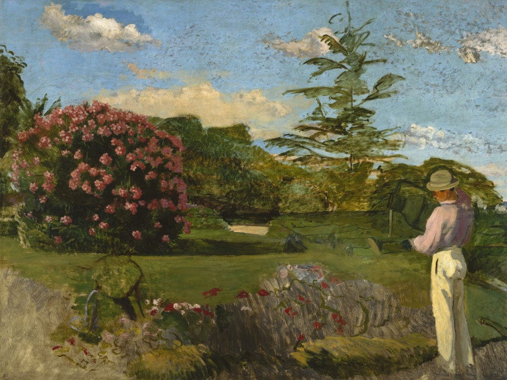 The Little Gardner By Frederic Bazille Fine Art Print 2