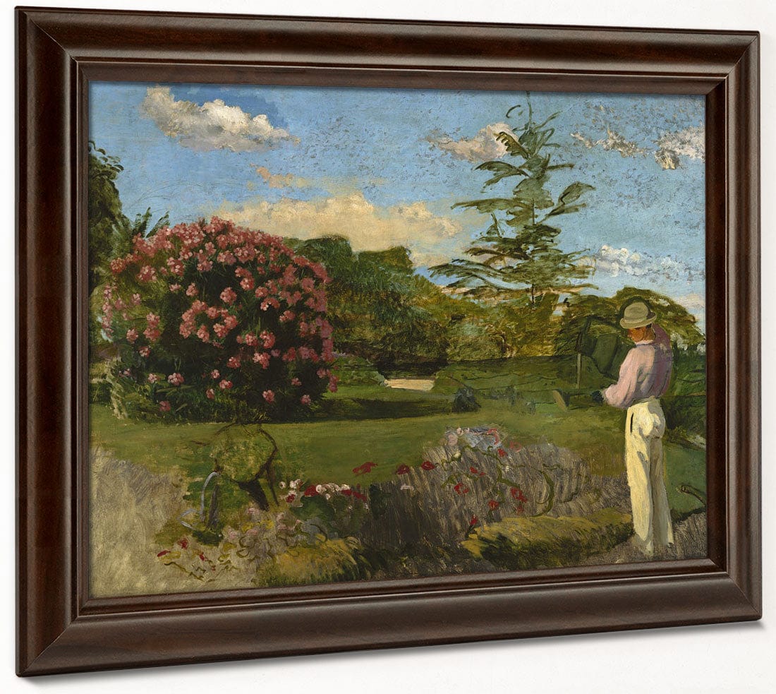 The Little Gardner By Frederic Bazille Fine Art Print 2
