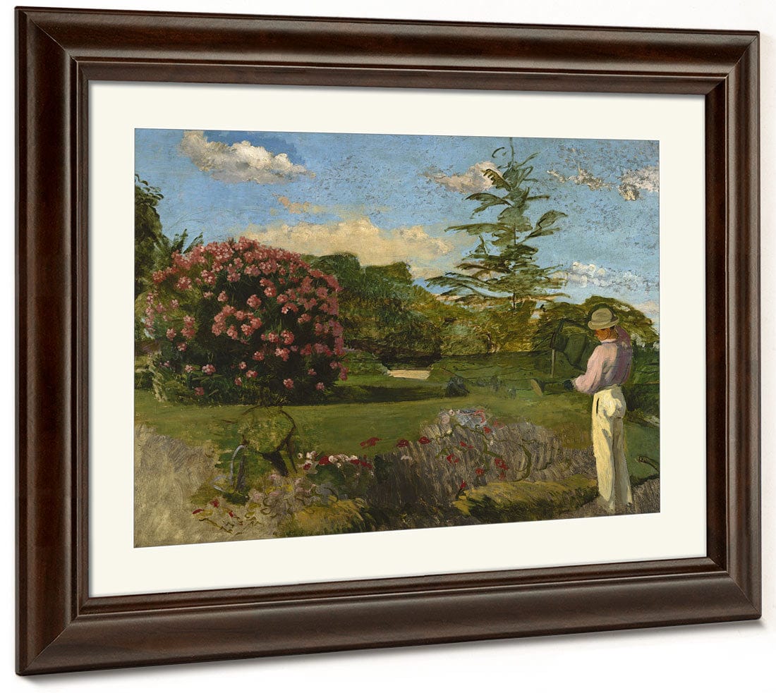 The Little Gardner By Frederic Bazille Fine Art Print 2