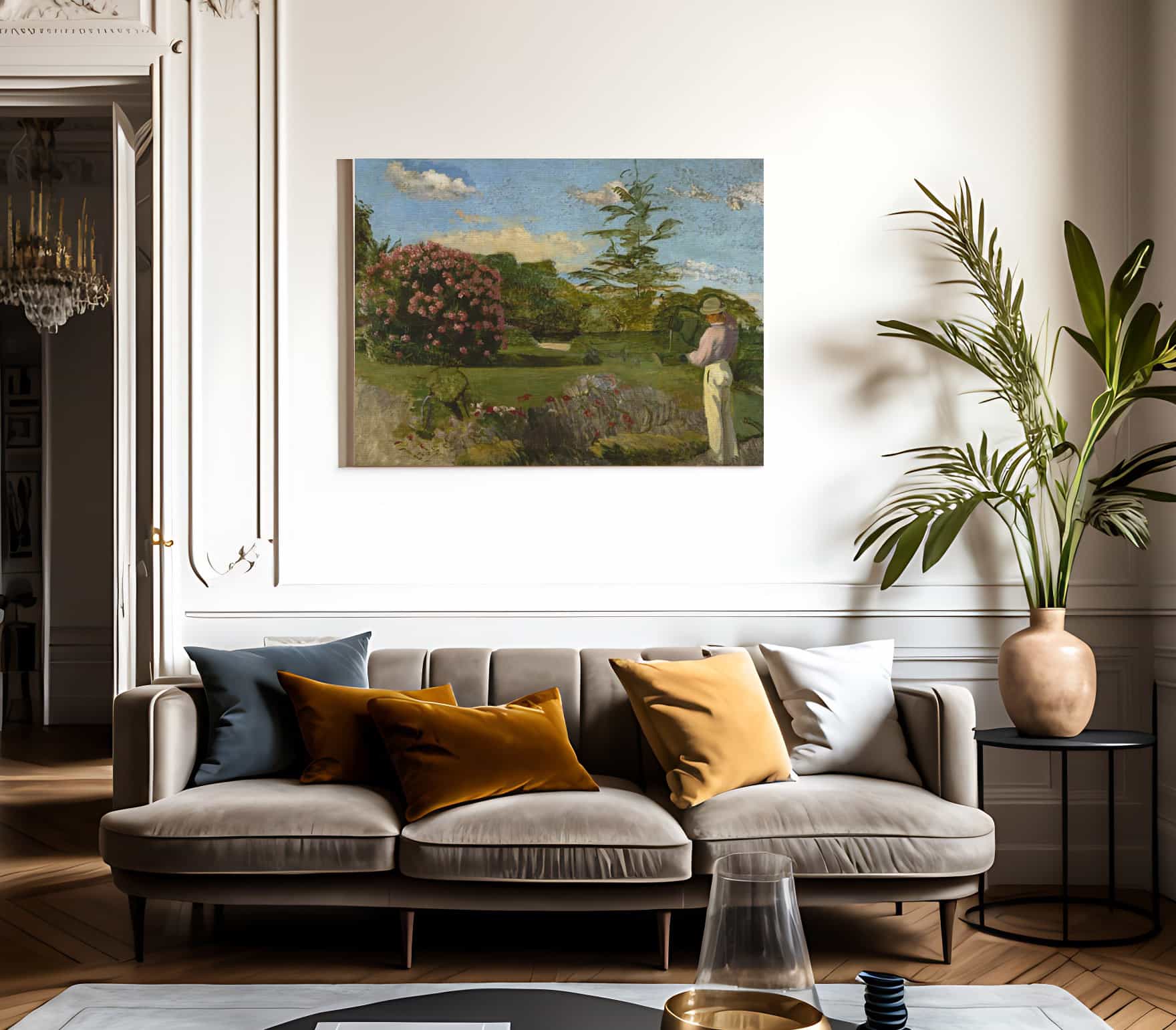 The Little Gardner By Frederic Bazille Fine Art Print 2