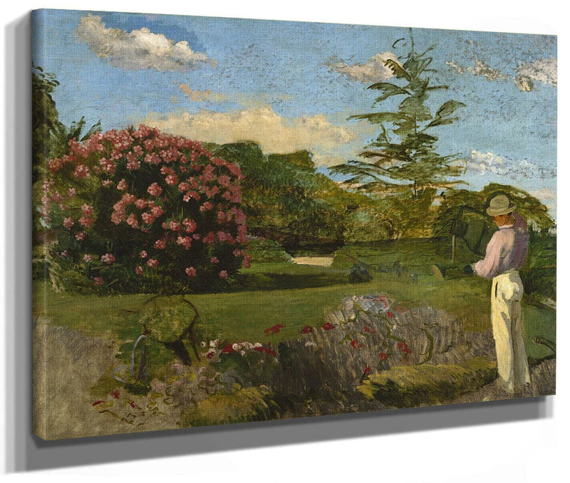 The Little Gardner By Frederic Bazille Fine Art Print 2