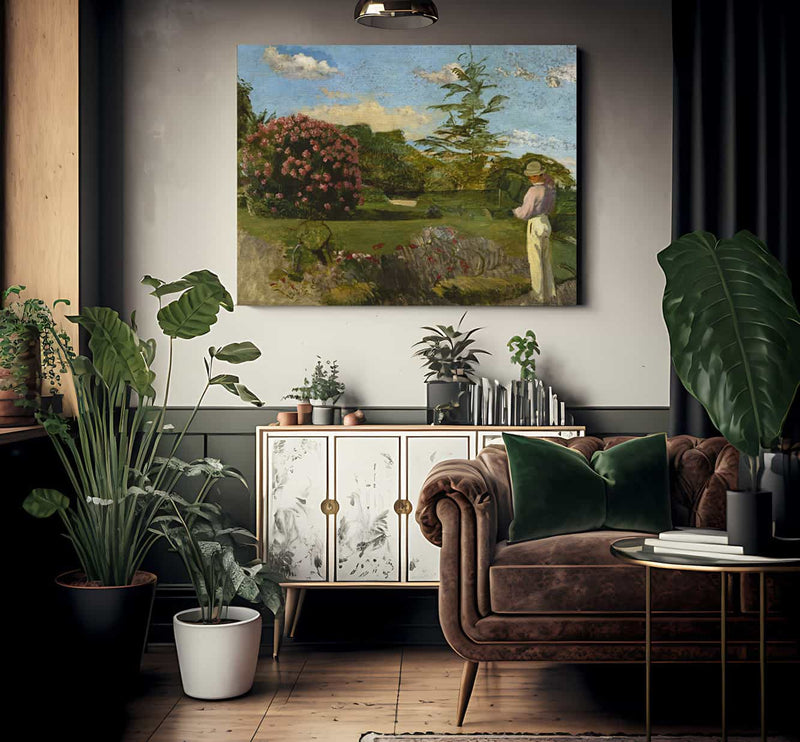 The Little Gardner By Frederic Bazille Fine Art Print 2