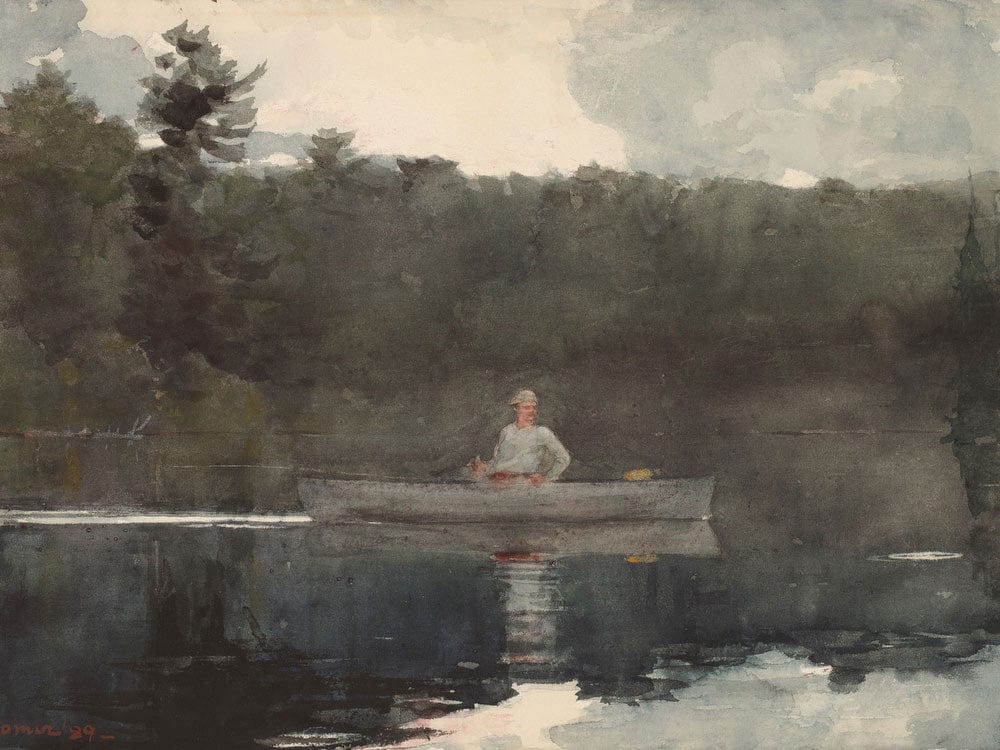 The Lone Fisherman By Winslow Homer Fine Art Print 2