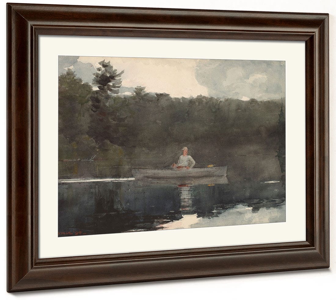 The Lone Fisherman By Winslow Homer Fine Art Print 2
