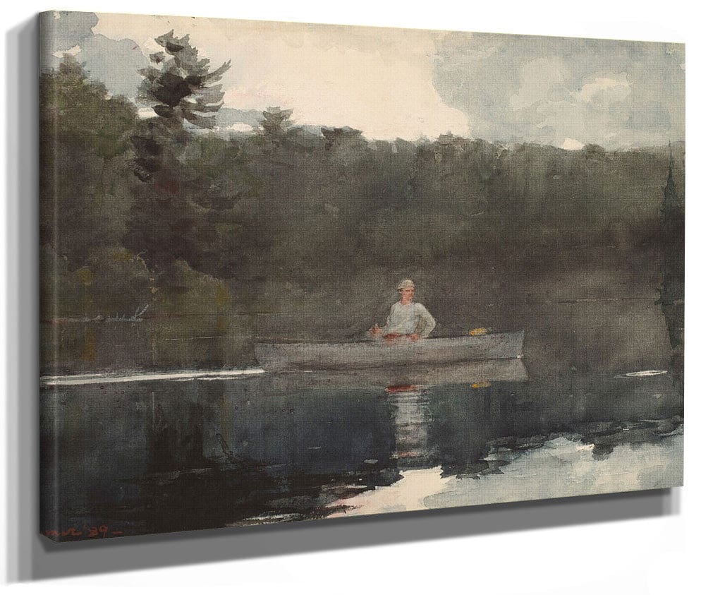 The Lone Fisherman By Winslow Homer Fine Art Print 2