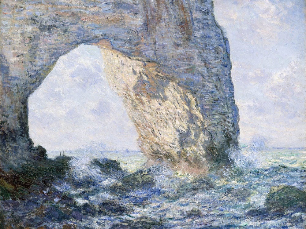 The Manneporte (Etretat) By Claude Monet Fine Art Print 2