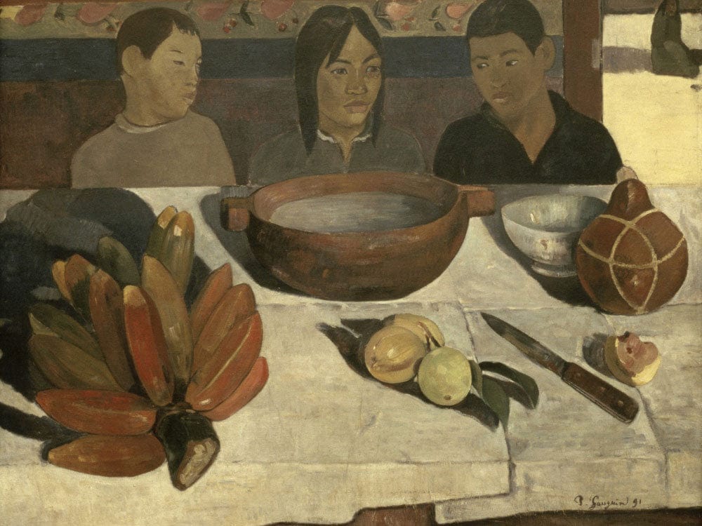 The Meal (The Bananas) By Paul Gauguin Fine Art Print 2