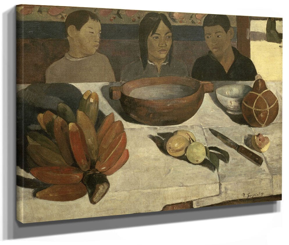 The Meal (The Bananas) By Paul Gauguin Fine Art Print 2