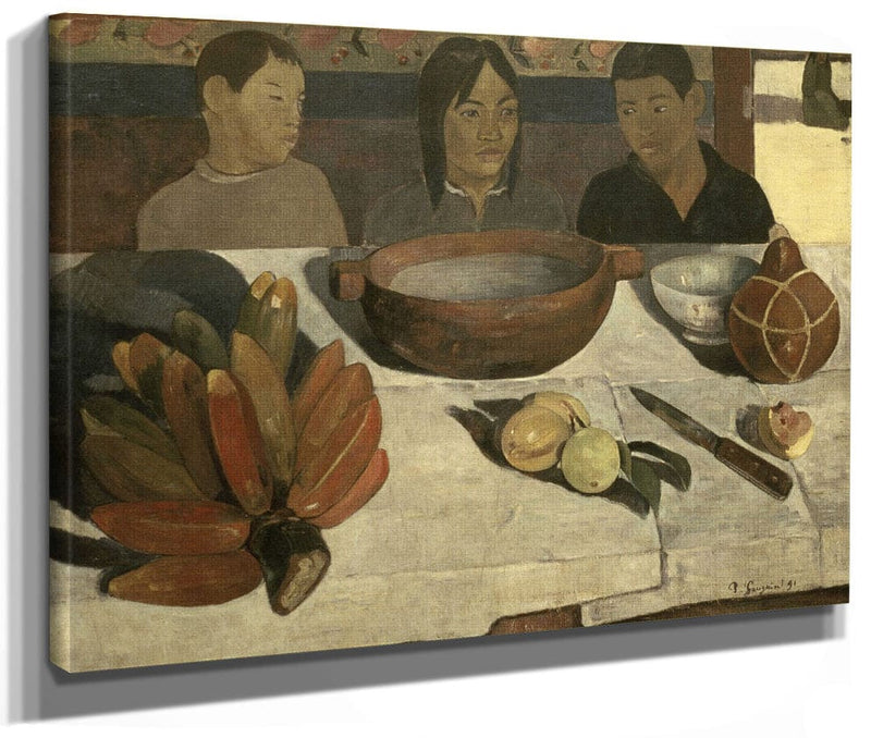 The Meal (The Bananas) By Paul Gauguin Fine Art Print 2