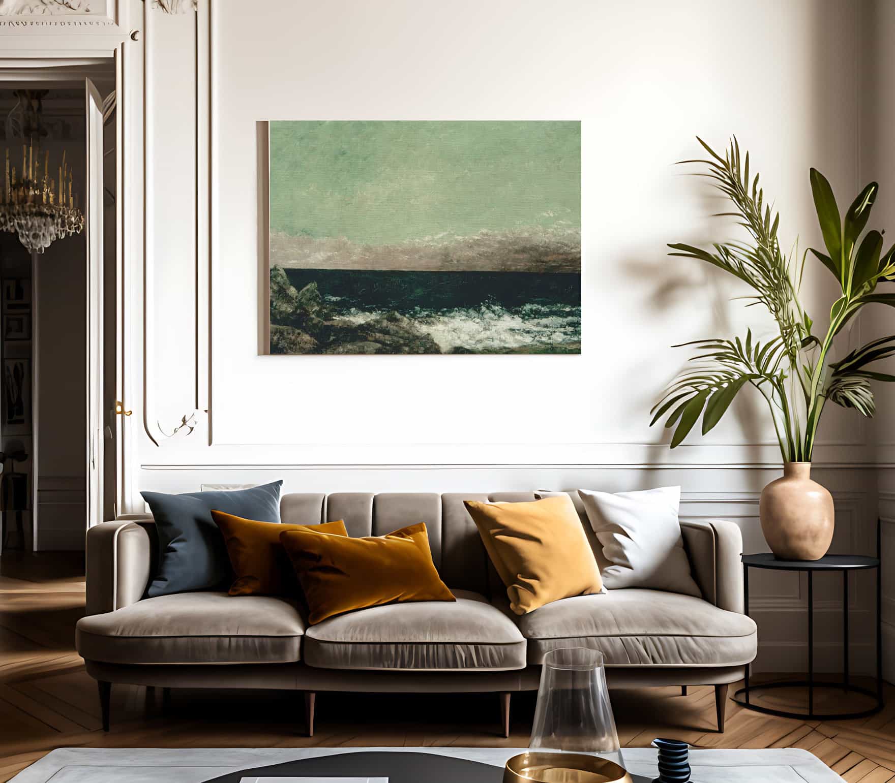 The Mediterranean By Jean Desire Gustave Courbet Fine Art Print 2
