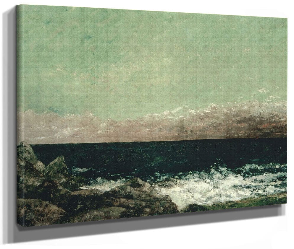 The Mediterranean By Jean Desire Gustave Courbet Fine Art Print 2